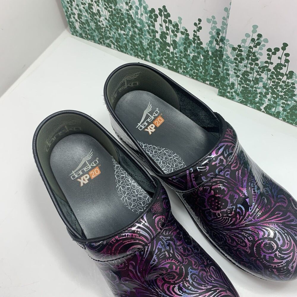 Dansko XP 2.0 Design Leather Professional Clogs Size 38 EU Or 7.5-8 US Women’s - Picture 10 of 16